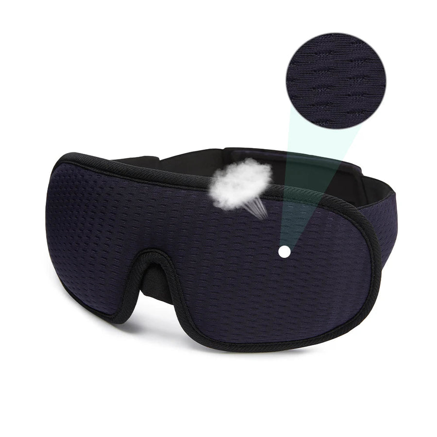 Masque de sommeil 3D – bleu marine
