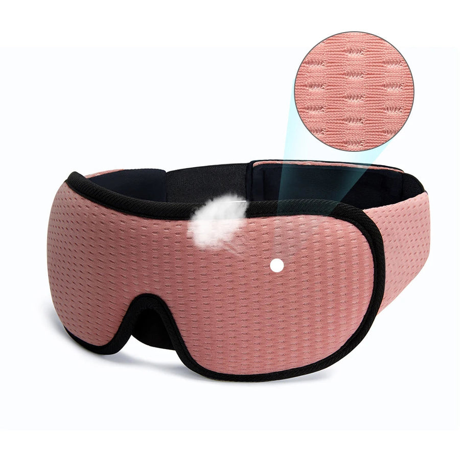 Masque de sommeil 3D occultant – saumon