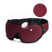 Masque de sommeil 3D rembourré rouge