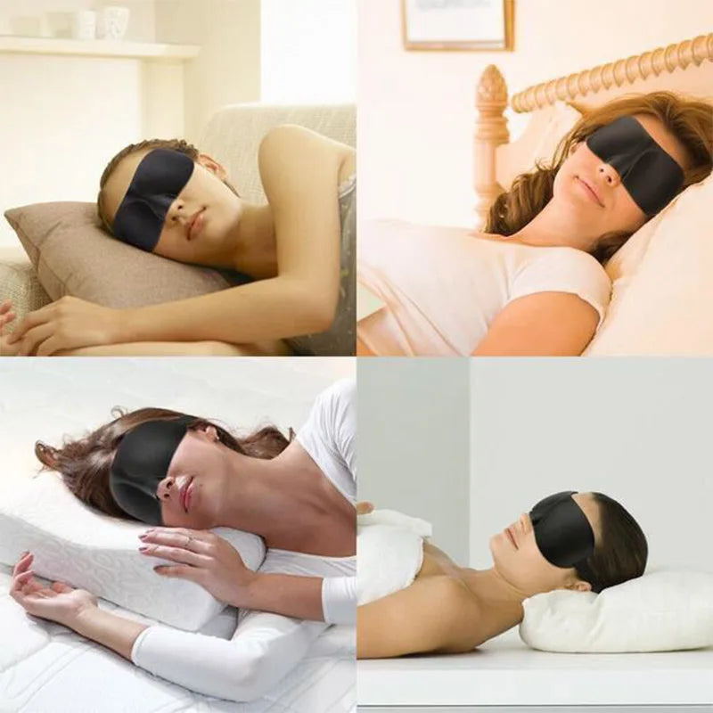 Masque de sommeil 3D respirant – obscurité mise en situation