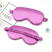 Masque de sommeil imitation soie violet