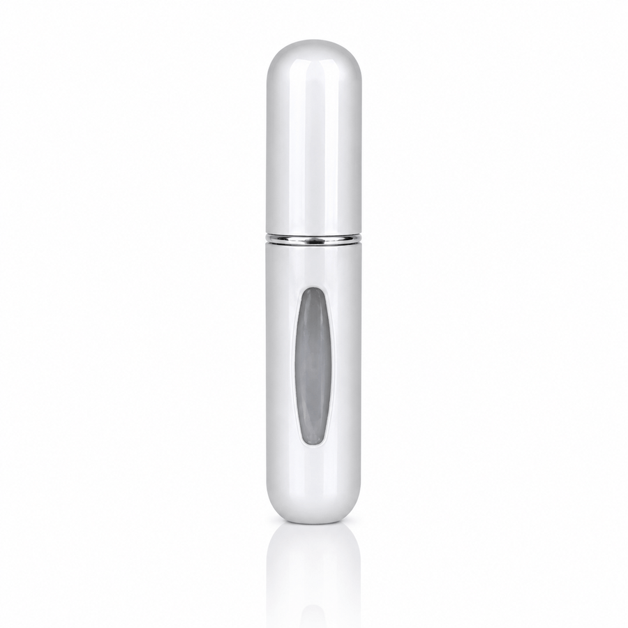 Mini vaporisateur parfum rechargeable blanc