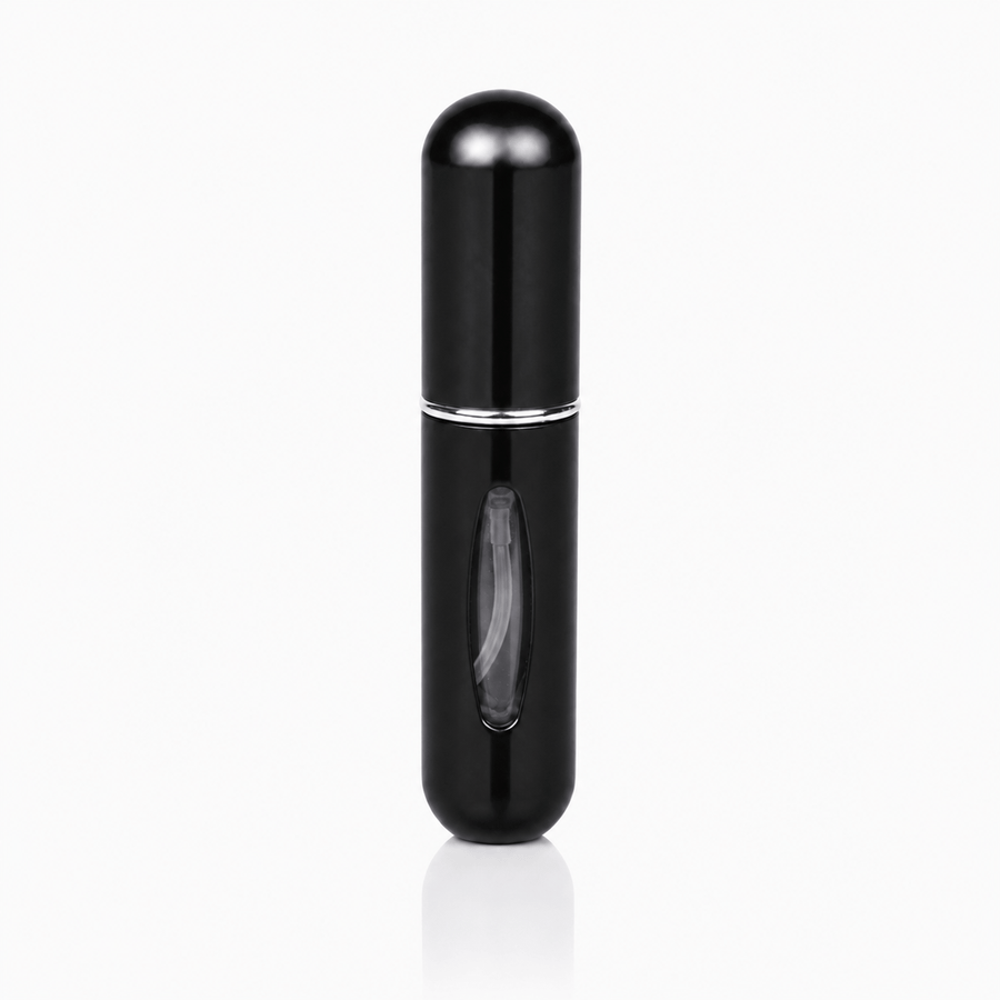Mini vaporisateur parfum rechargeable noir