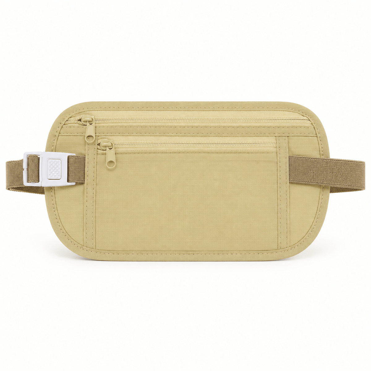 Pochette invisible de voyage beige