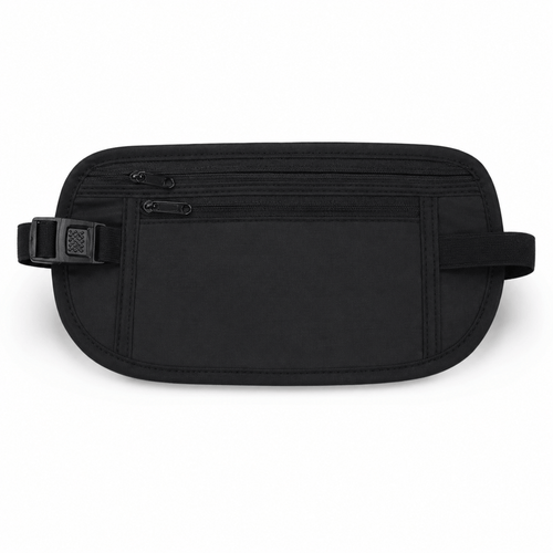 Pochette invisible de voyage noir
