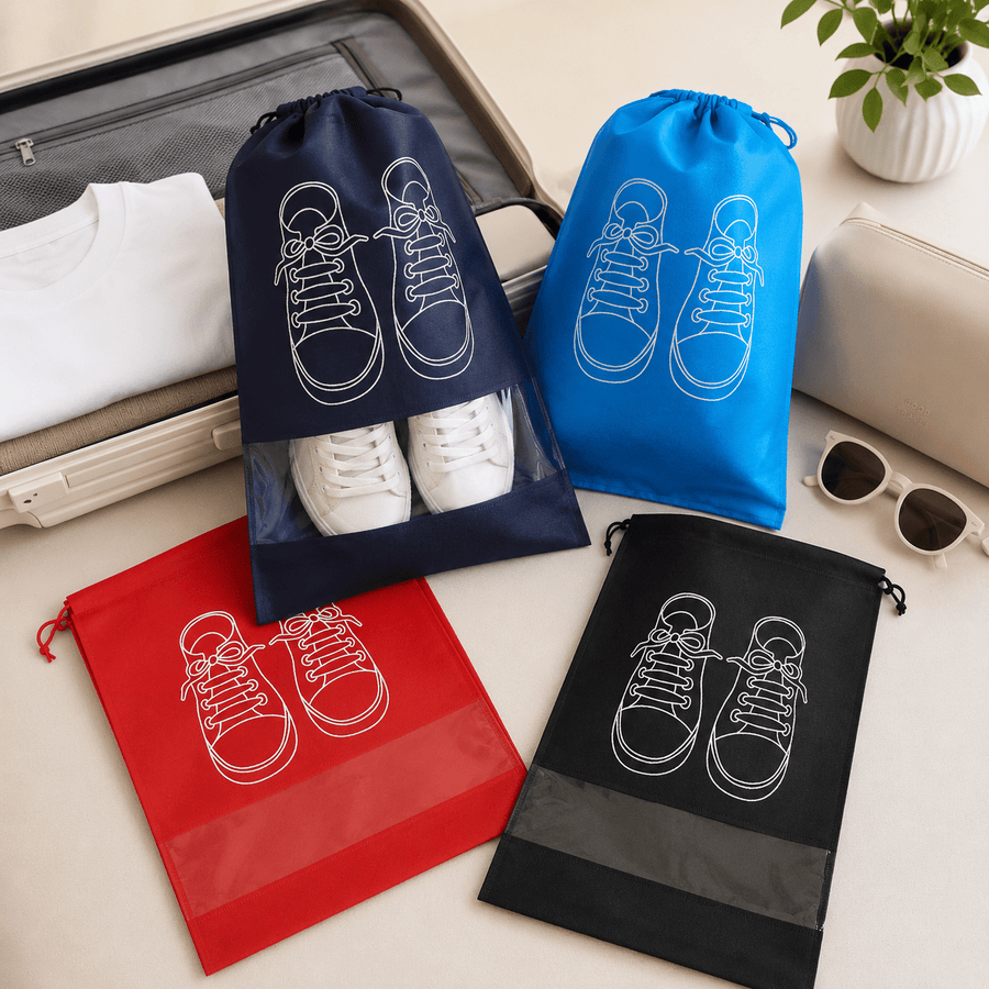 Pochettes rangement chaussures voyage mise en forme 2