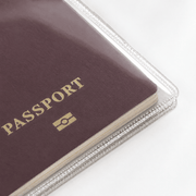 Protège-passeport transparent PVC