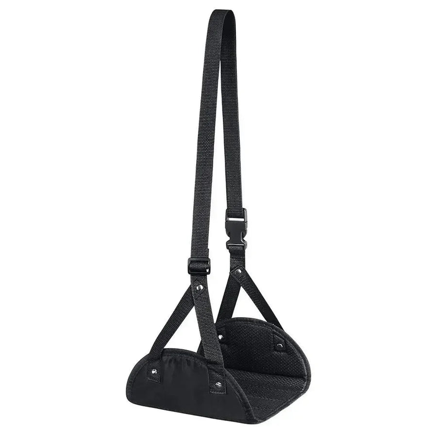 Repose-pieds portable voyage noir 2