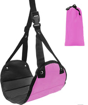 Repose-pieds portable voyage rose