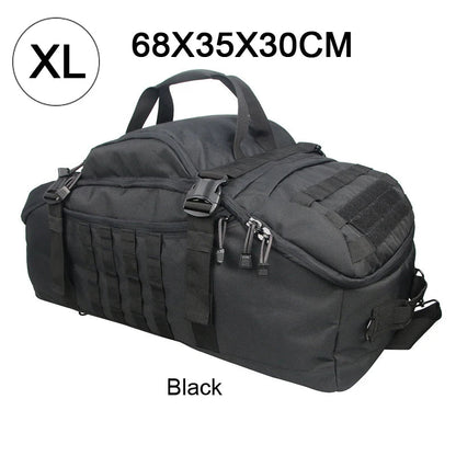 30L 45L 80L Sport Travel Bag Molle Tactical Backpack Gym Fitness Bag Large Duffle Bags for Camping Hunting Fishing Boutique Voyage