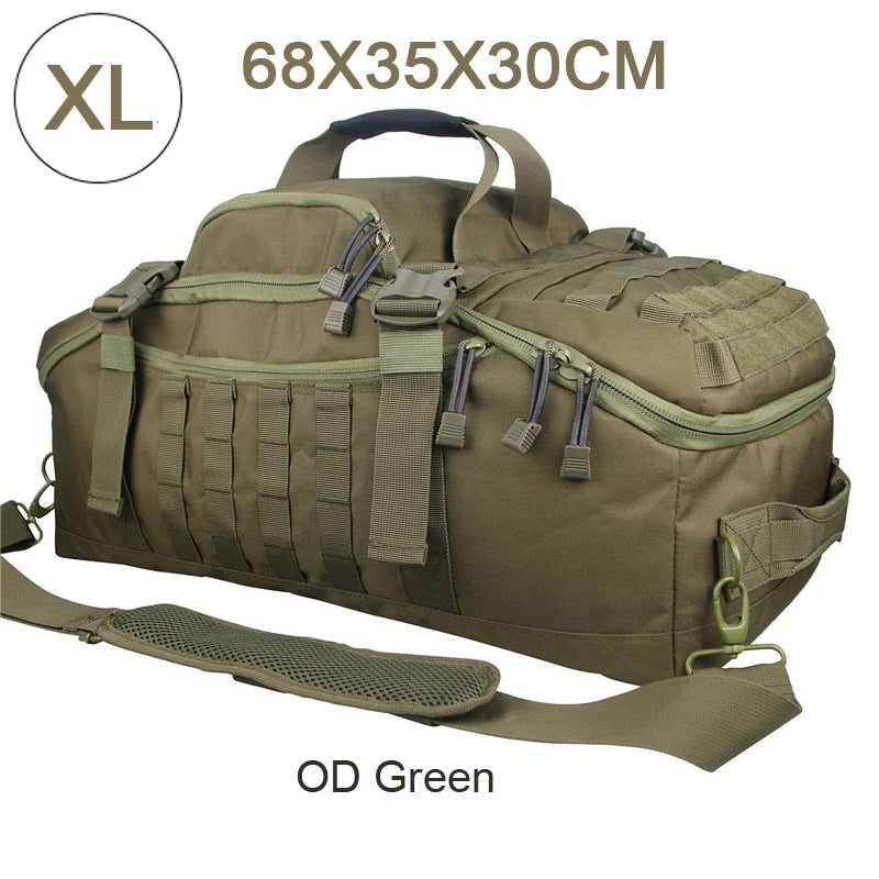 30L 45L 80L Sport Travel Bag Molle Tactical Backpack Gym Fitness Bag Large Duffle Bags for Camping Hunting Fishing Boutique Voyage