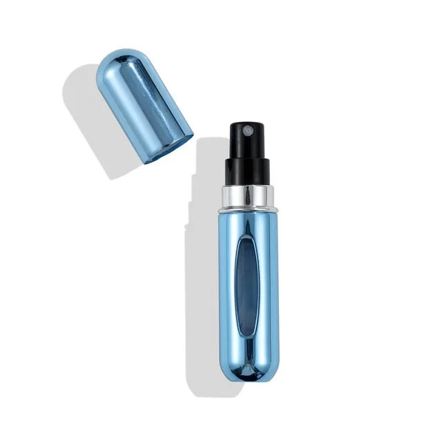 5ml /10ml Mini Portable Bottom-Filling Pump Perfume Bottle Sample Perfume Refillable Spray Bottle Empty Cosmetic Containers Set Boutique Voyage