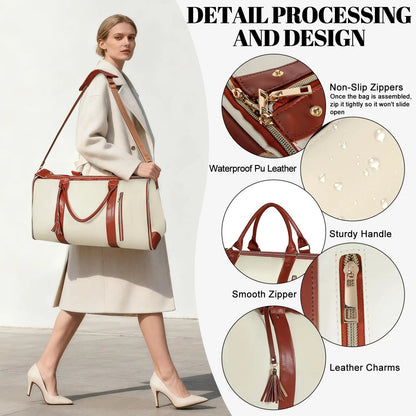 Geestock Convertible Garment Bag 2in1 Carry On Travel Duffle Bag Women Foldable Hanging Suit Travel Bags Waterproof Weekender Ba Boutique Voyage