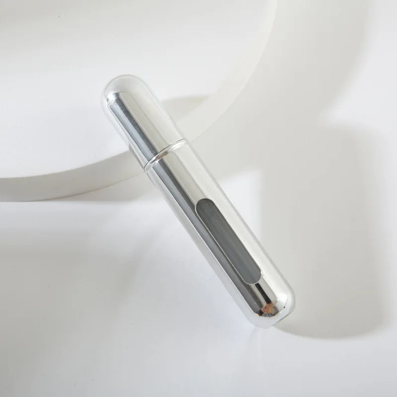 5ml /10ml Mini Portable Bottom-Filling Pump Perfume Bottle Sample Perfume Refillable Spray Bottle Empty Cosmetic Containers Set Boutique Voyage