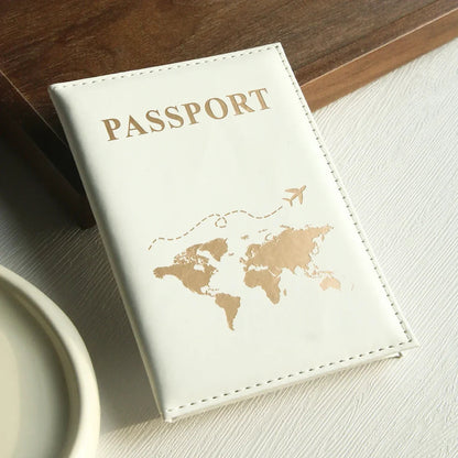 Slim Passport Holder Cove Map PU Passport Holder Travel Essential Cruise Must Have Passport Holders Portable for All Country Boutique Voyage