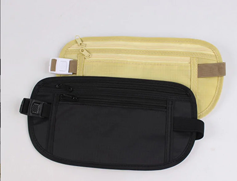 Invisible Travel Waist Packs Pouch for Passport Money Belt Bag Hidden Security Wallet Gift Travel Bag Chest Pack Money Waist Bag Boutique Voyage