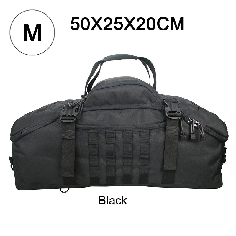 30L 45L 80L Sport Travel Bag Molle Tactical Backpack Gym Fitness Bag Large Duffle Bags for Camping Hunting Fishing Boutique Voyage