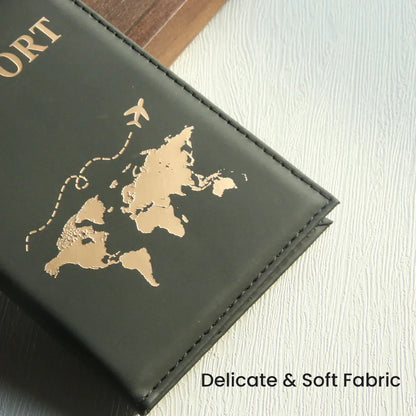 Slim Passport Holder Cove Map PU Passport Holder Travel Essential Cruise Must Have Passport Holders Portable for All Country Boutique Voyage