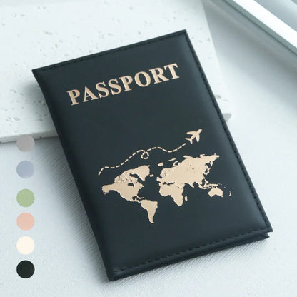 Slim Passport Holder Cove Map PU Passport Holder Travel Essential Cruise Must Have Passport Holders Portable for All Country Boutique Voyage