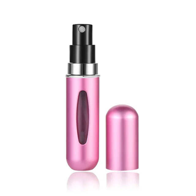 5ml /10ml Mini Portable Bottom-Filling Pump Perfume Bottle Sample Perfume Refillable Spray Bottle Empty Cosmetic Containers Set Boutique Voyage
