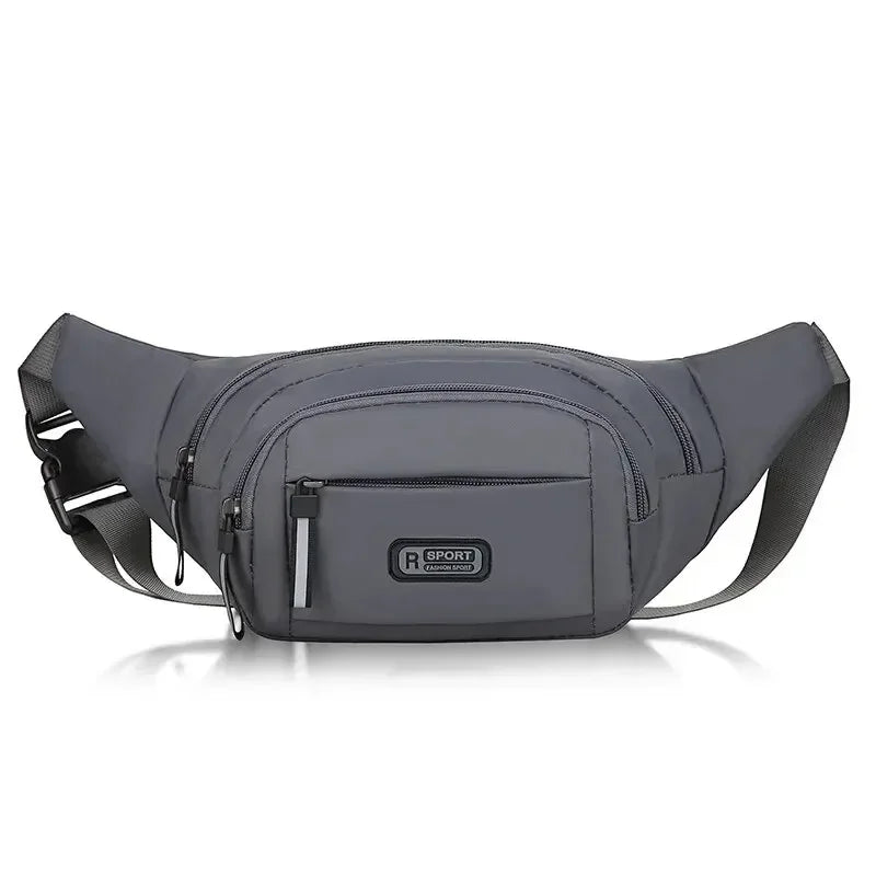 Men Canvas Fit Waistpack Mobile Fanny Waist Packs Men's Sports Outdoor Leisure Running Anti Theft Ultra Thin Invisible Waist Bag Boutique Voyage