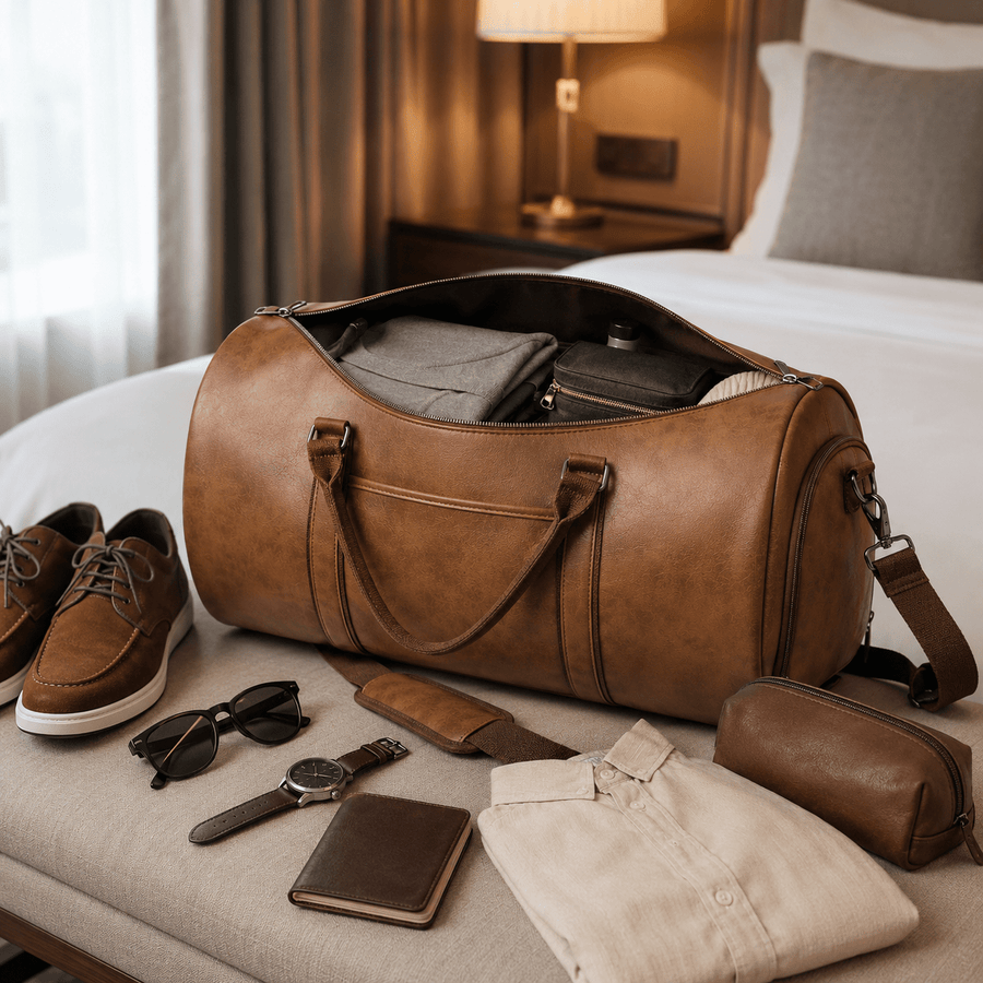 Sac costume cuir mises en scene 3