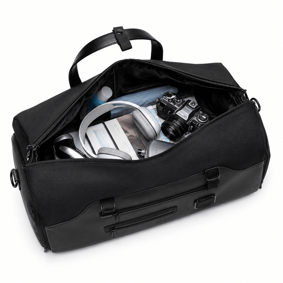 Sac de costume ouvert