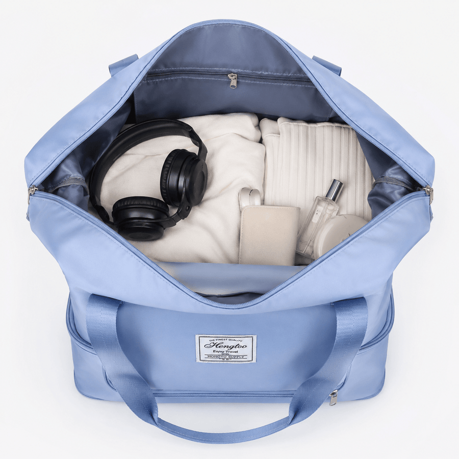 Sac de voyage extensible ouvert