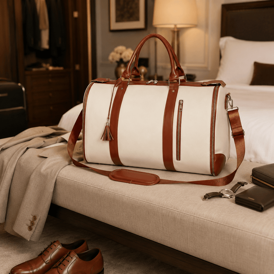 Sac de voyage femme mise en scene