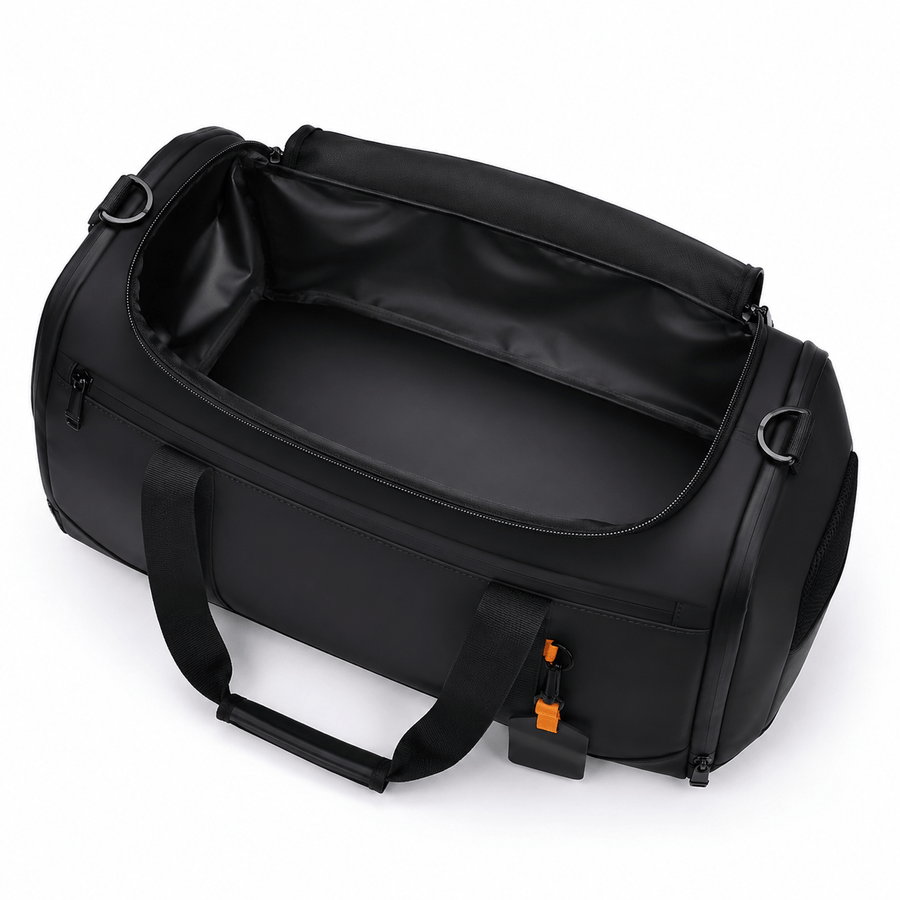 Sac de voyage polyvalent ouvert