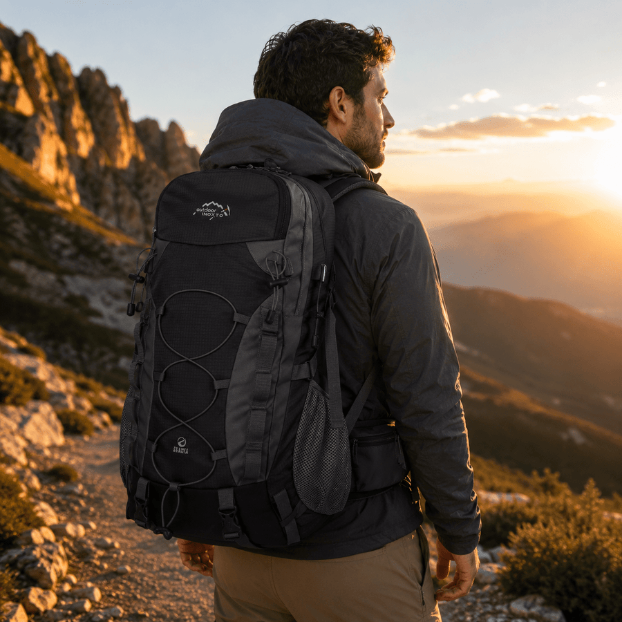 Sac à dos voyage 40L mise en forme