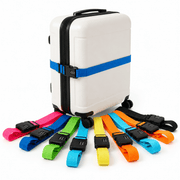 Sangle valise ajustable à code mise en scène