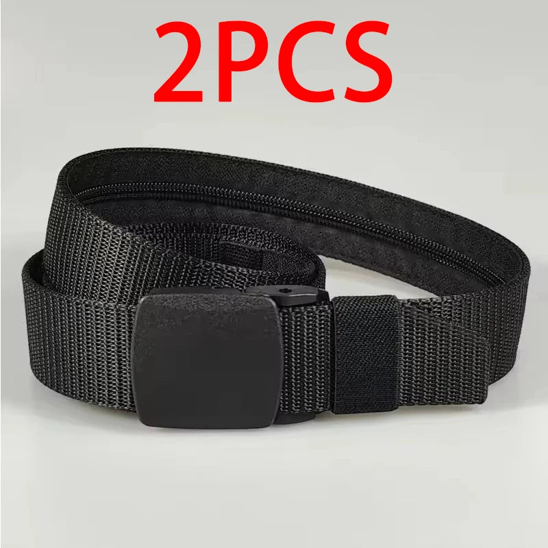 New Travel Cash Anti Theft Belt Waist Bag Women Portable Hidden Money Strap Belt Wallet Waist Pack Men Hiding Belt For Men Women Boutique Voyage