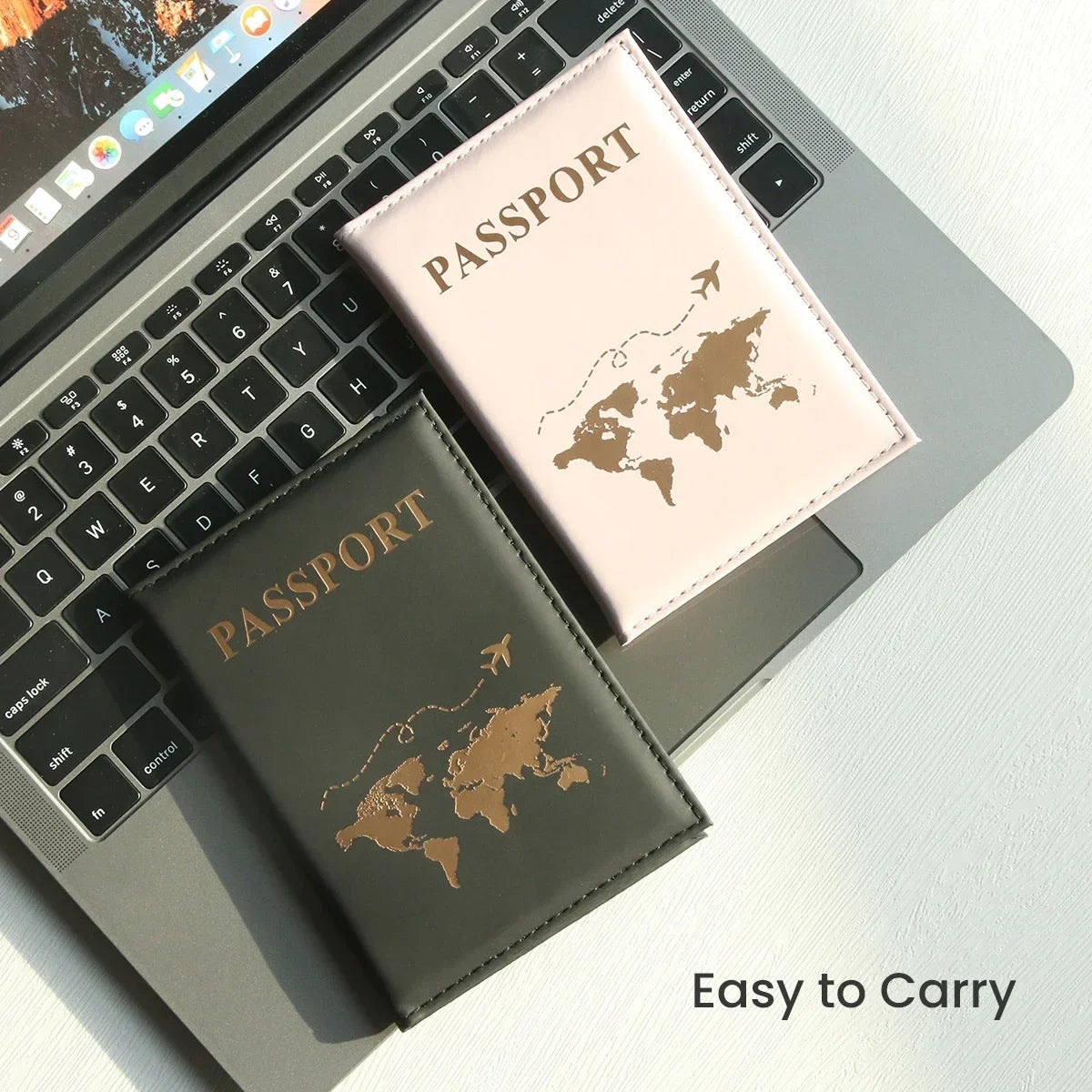 Slim Passport Holder Cove Map PU Passport Holder Travel Essential Cruise Must Have Passport Holders Portable for All Country Boutique Voyage