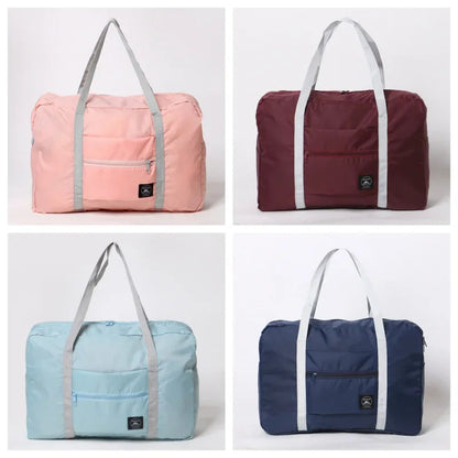 Foldable Travel Duffel Bag for Airlines Carry on Bag for Women and Girls Lightweight Large Capacity Sports Weekend Trip Overnigh Boutique Voyage