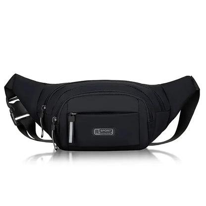 Men Canvas Fit Waistpack Mobile Fanny Waist Packs Men's Sports Outdoor Leisure Running Anti Theft Ultra Thin Invisible Waist Bag Boutique Voyage