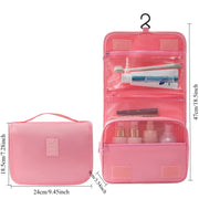 Travel Makeup Bag Waterproof Toiletries Organizer High Quality Women Neceser Bathroom Hook Wash Pouch Hook Makeup Storage Bag Boutique Voyage
