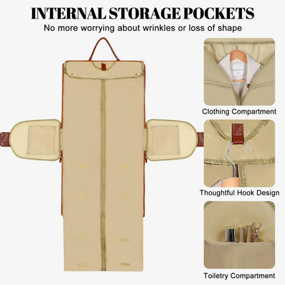 Geestock Convertible Garment Bag 2in1 Carry On Travel Duffle Bag Women Foldable Hanging Suit Travel Bags Waterproof Weekender Ba Boutique Voyage