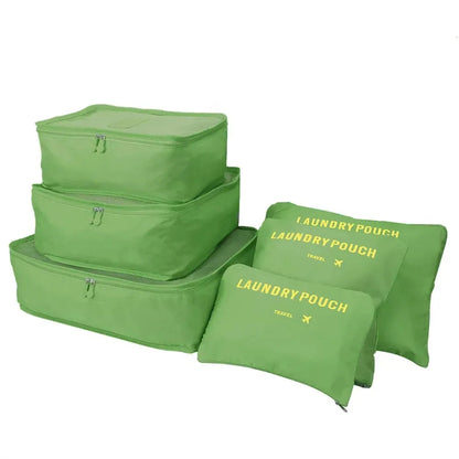 6/8Pcs Set Travel Bag Organizer Clothes Luggage Travel Organizer Blanket Shoes Organizers Bag Suitcase Pouch Packing Cubes Boutique Voyage