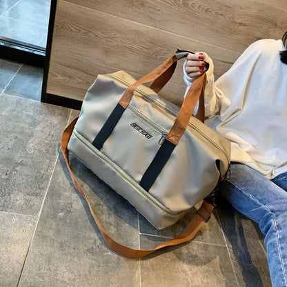 Gym Bag Travel Fitness Bag for Women Large Capacity Men's Sports Luggage bag Waterproof Female Messenger Bag Dry And Wet Handbag Boutique Voyage