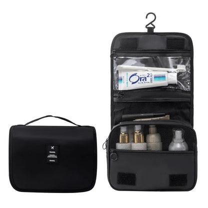 Travel Makeup Bag Waterproof Toiletries Organizer High Quality Women Neceser Bathroom Hook Wash Pouch Hook Makeup Storage Bag Boutique Voyage