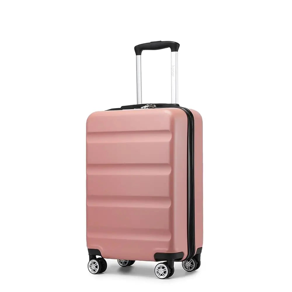 KONO hand luggage Suitcase-Lightweight hard case with TSA Lock & 4 spinner wheels, cabin-fit (55/65/75cm) Boutique Voyage