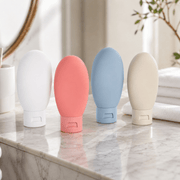 Set 4 flacons voyage Mise en scene