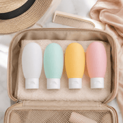 Set 4 flacons voyage Mise en scene 2
