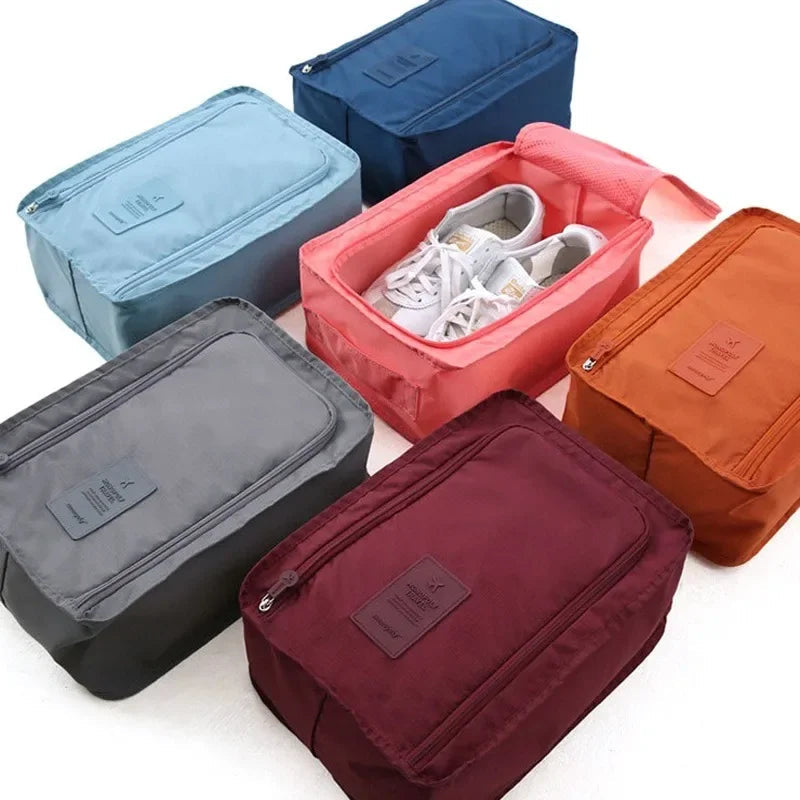 Waterproof Shoes Clothing Bag Convenient Travel Storage Bag Nylon Portable Organizer Bags Shoe Sorting Pouch multifunction Boutique Voyage