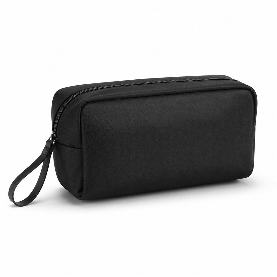 Trousse maquillage compacte style coréen, noir