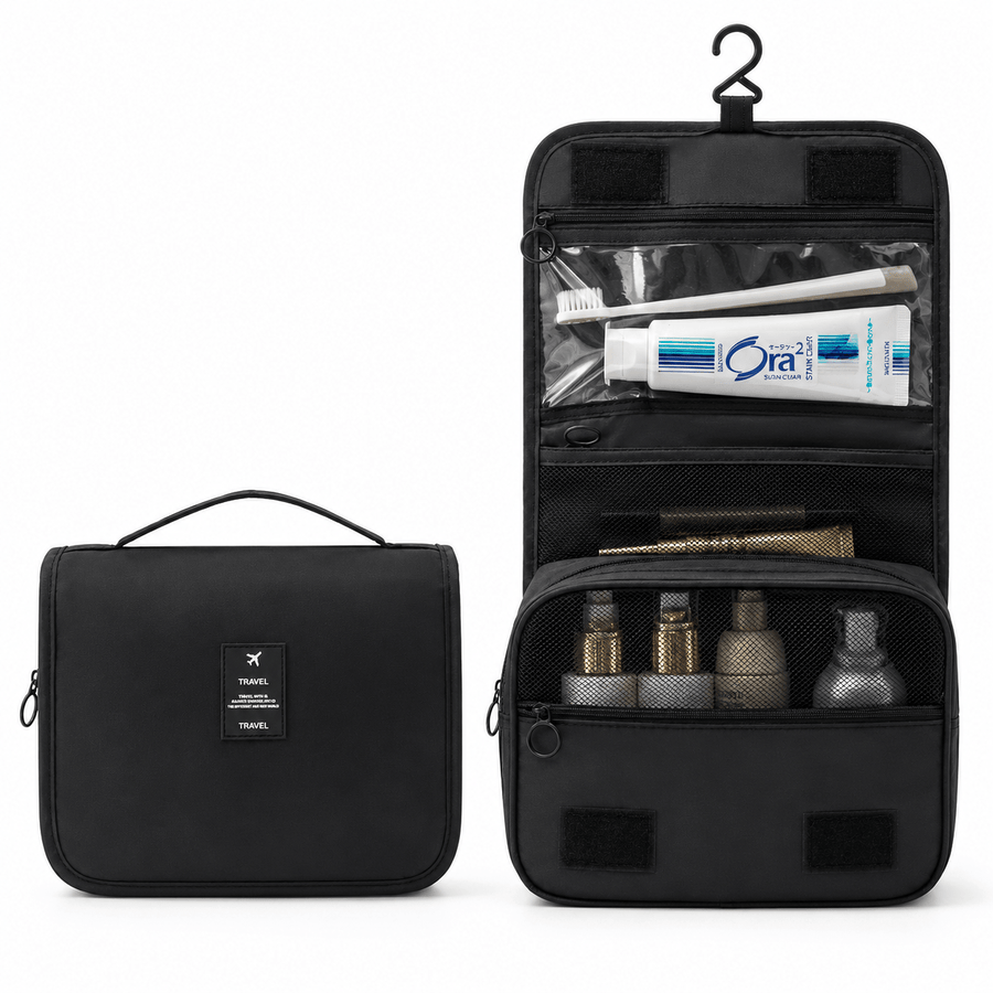Trousse maquillage suspendue , Noir