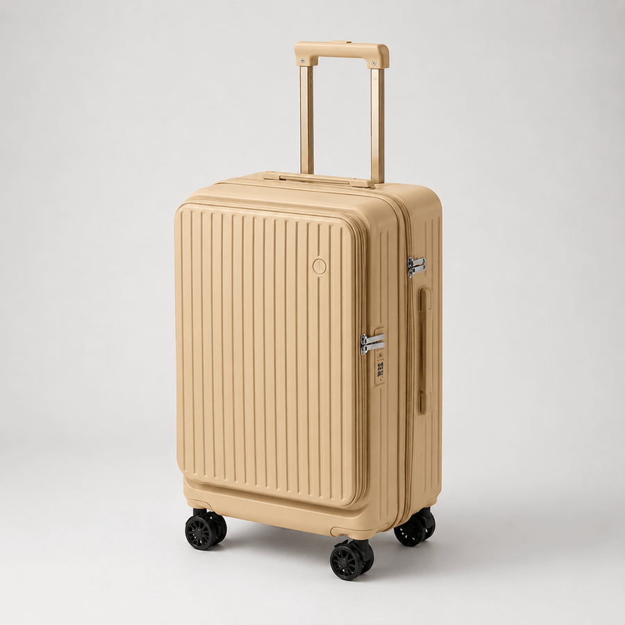 Valise Soute Extensible 24-28 Pouces beige