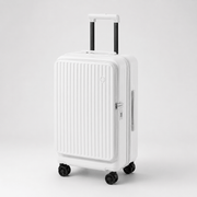 Valise Soute Extensible 24-28 Pouces blanc
