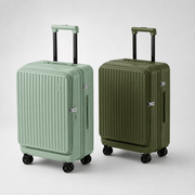 Valise Soute Extensible 24-28 Pouces mises en forme vert